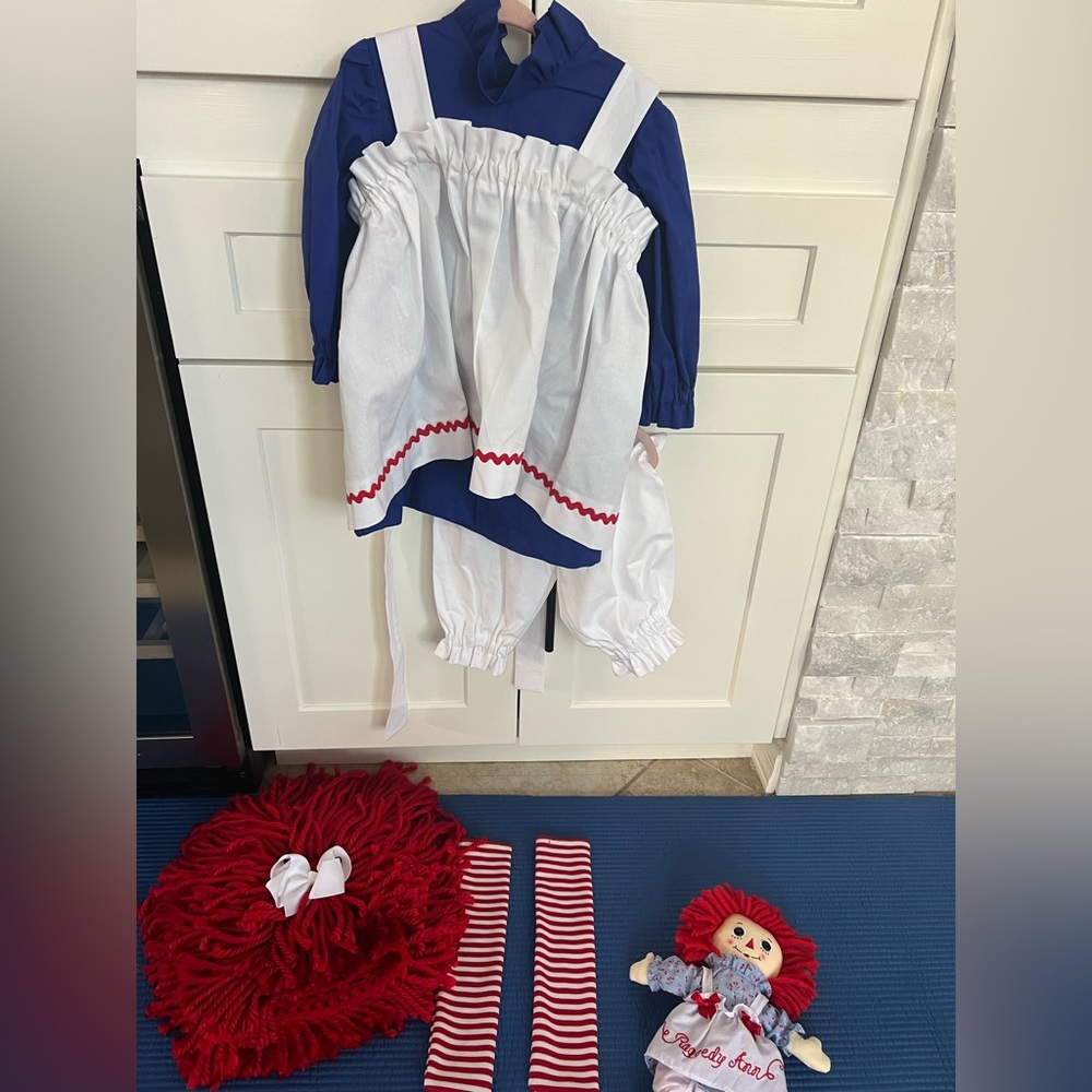 Raggedy Ann Halloween Costume -2T